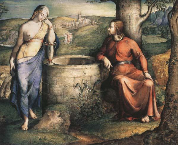 Christ and the Woman of Samaria, George Richmond